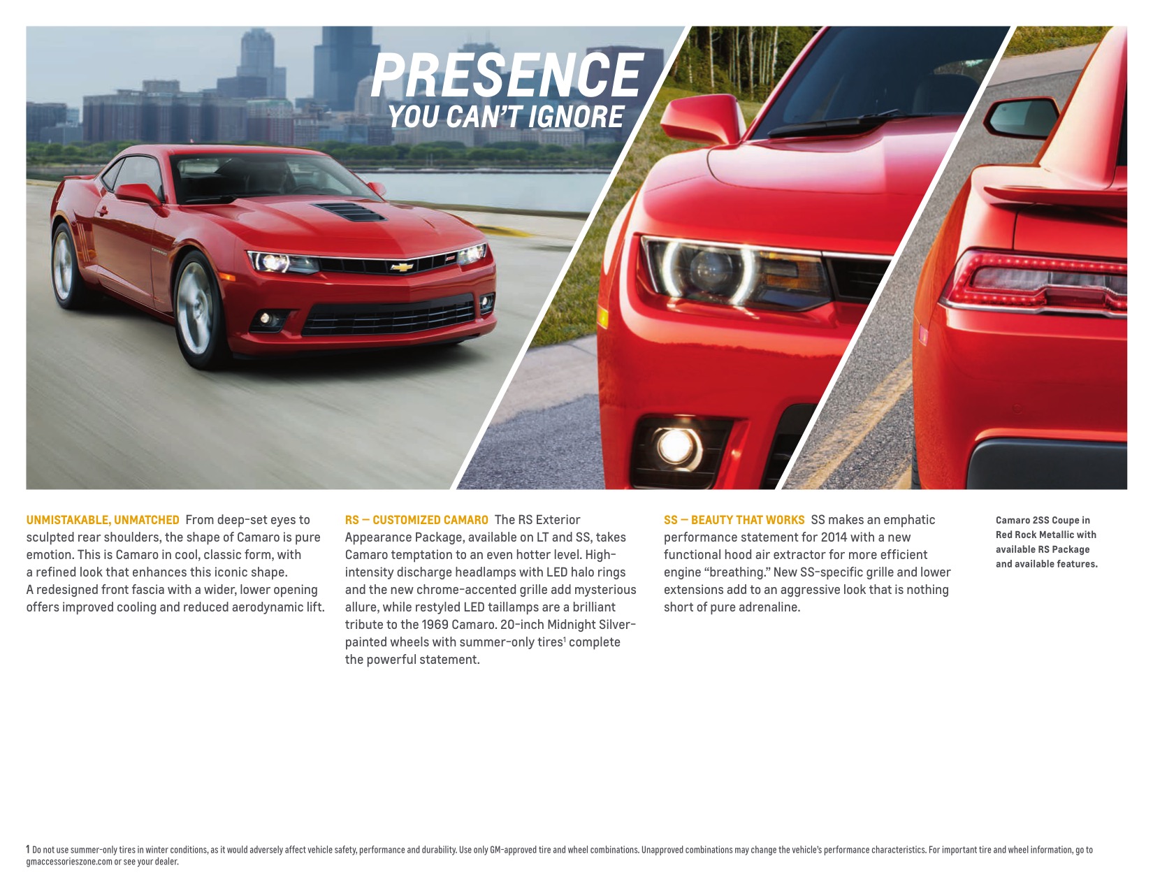 2014 Chev Camaro Brochure Page 21